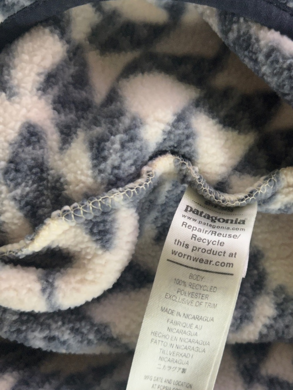 PATAGONIA WOMEN'S LIGHTWEIGHT SYNCHILLA SNAP-T FLEECE PULLOVER LARGE L - Picture 7 of 9